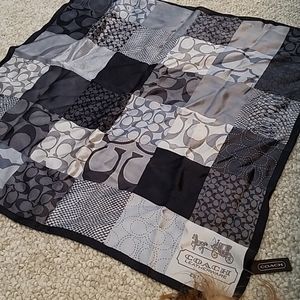 Coach scarf silk